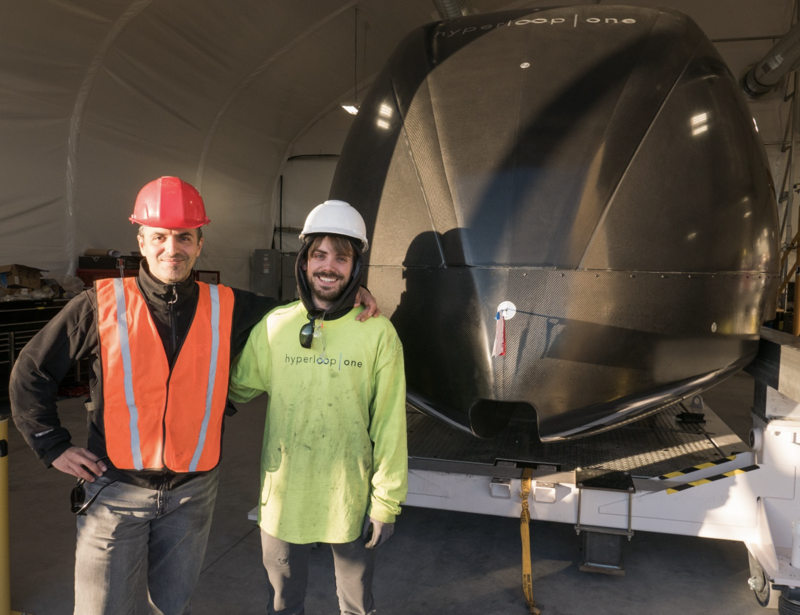 Sunset at DevLoop: Kaveh Hosseini (VHO) and Andrew Lawson (VHO)